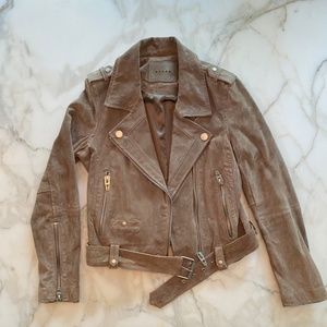 BLANK NYC SUEDE MOTO JACKET / SMALL / NWOT